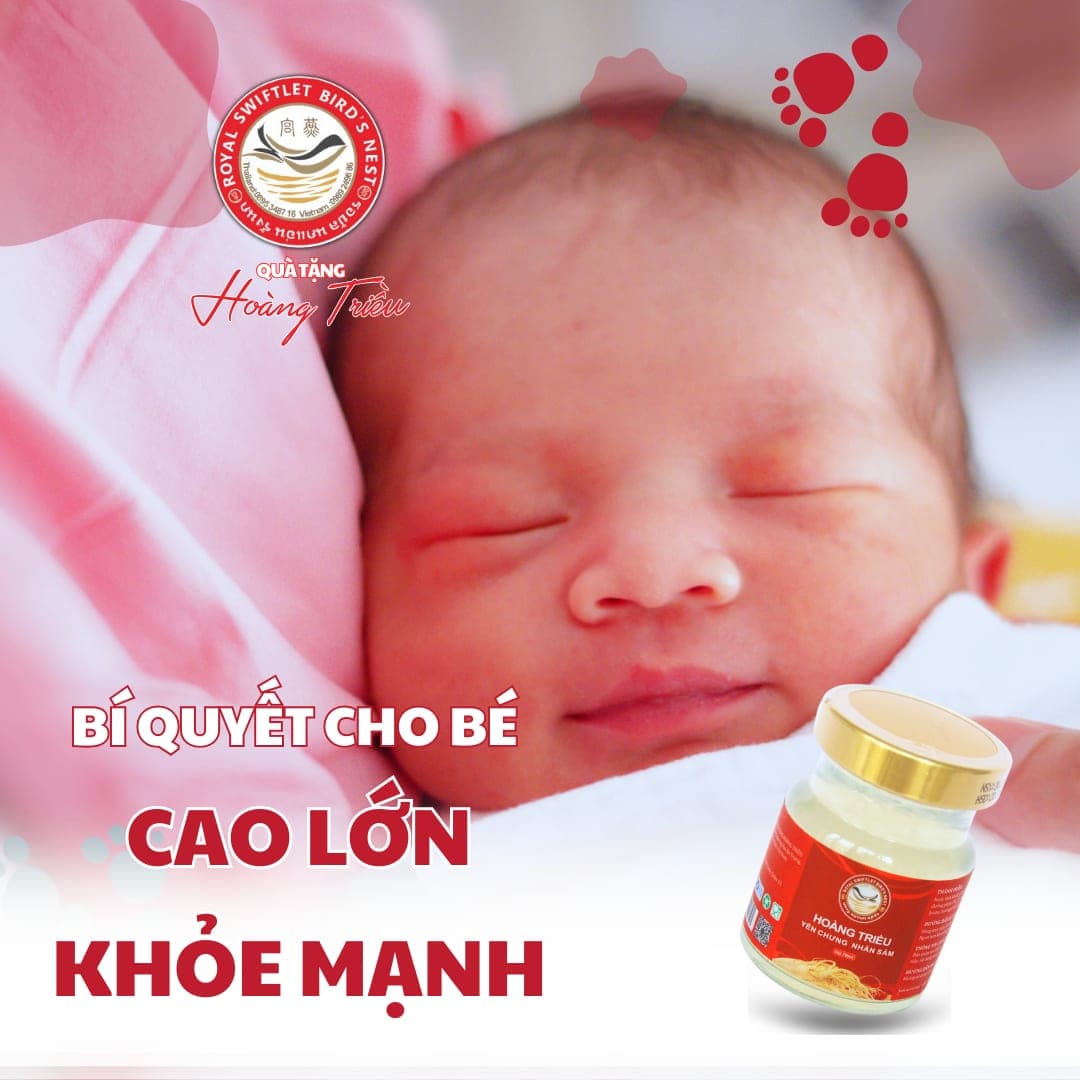 Yến Sào Hoàng Triều – Bí Quyết Cho Bé Cao Lớn, Khỏe Mạnh