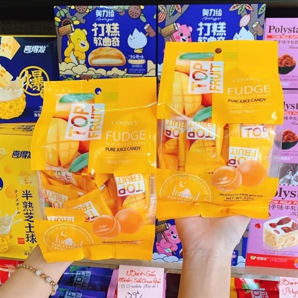 KẸO DẺO TOP FRUIT VỊ XOÀI GÓI 280g 2