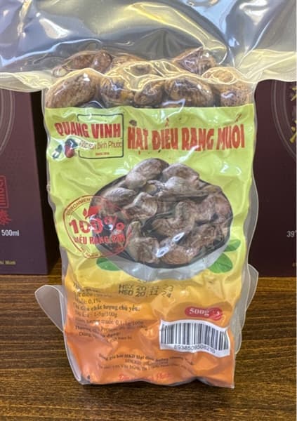 HẠT ĐIỀU HÚT CHÂN KHÔNG TÚI 500G 3