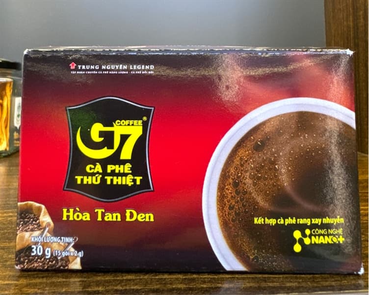 Cà phê đen trung nguyên 15 gói 2