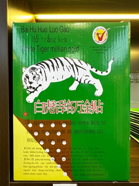 Cao dán hổ trắng 2