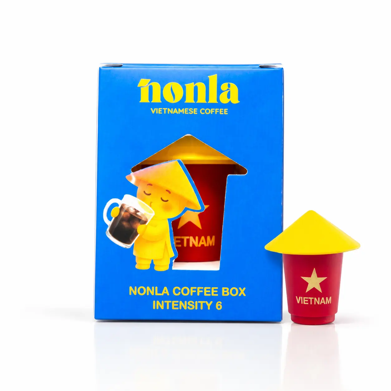 Hộp cà phê Nonla 1 viên vị đậm cấp 6 Nonla 6