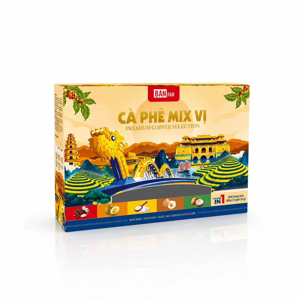 Cà phê bản mix vị 200g