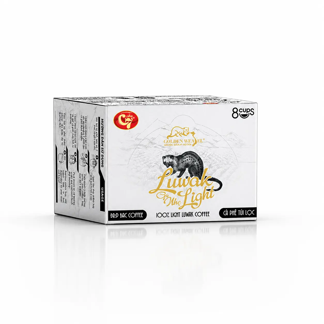 cà phê chồn luwak light gu nhẹ hộp 80g lcf G8