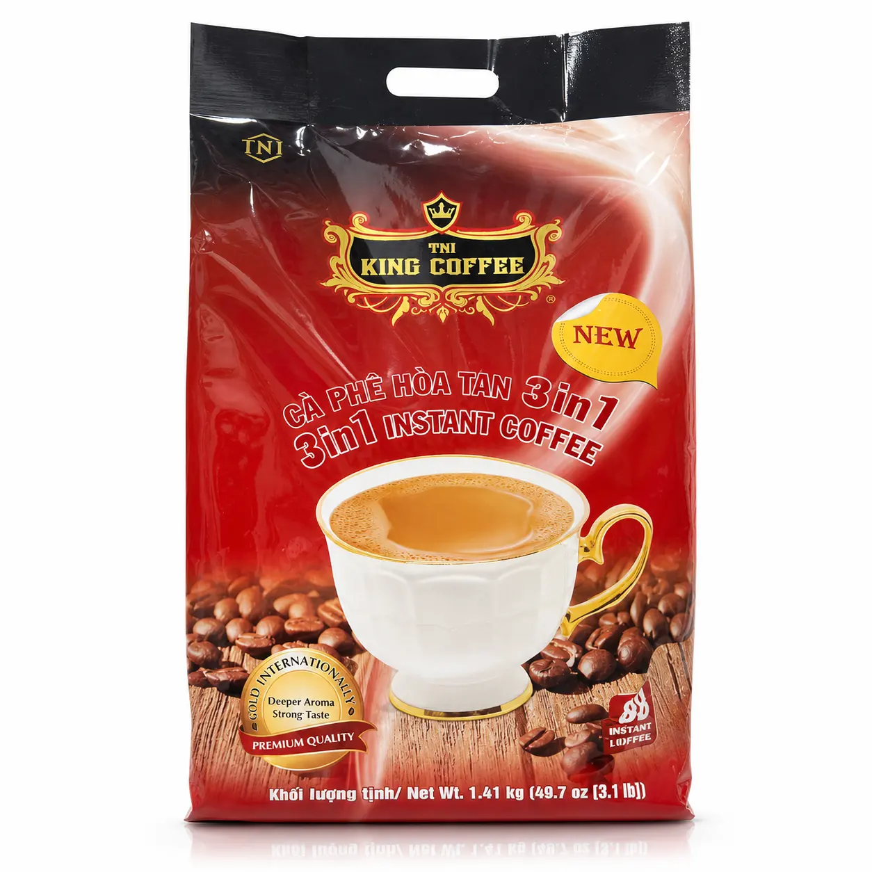 Cà phê hòa tan King Coffee 3IN1 instant coffee 16g/88goi King Coffee3