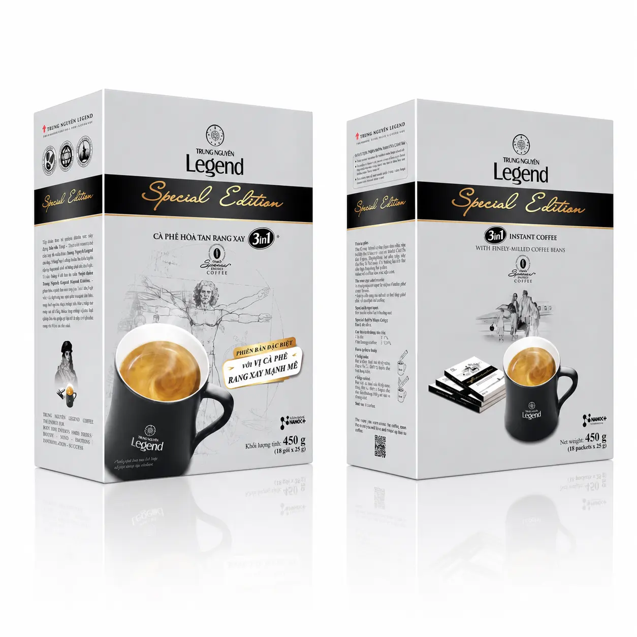 Cà phê legend edition 450g hộp 18 gói