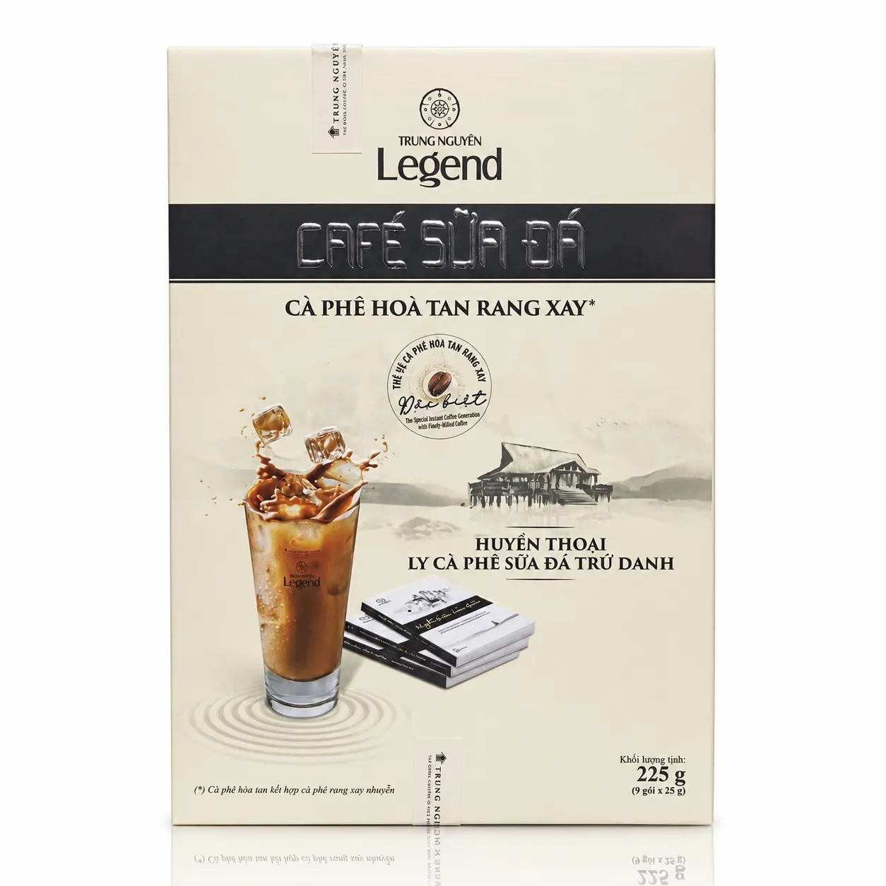 Cà phê hòa tan sữa đá Legend Trung Nguyên hộp 9 gói x 25g