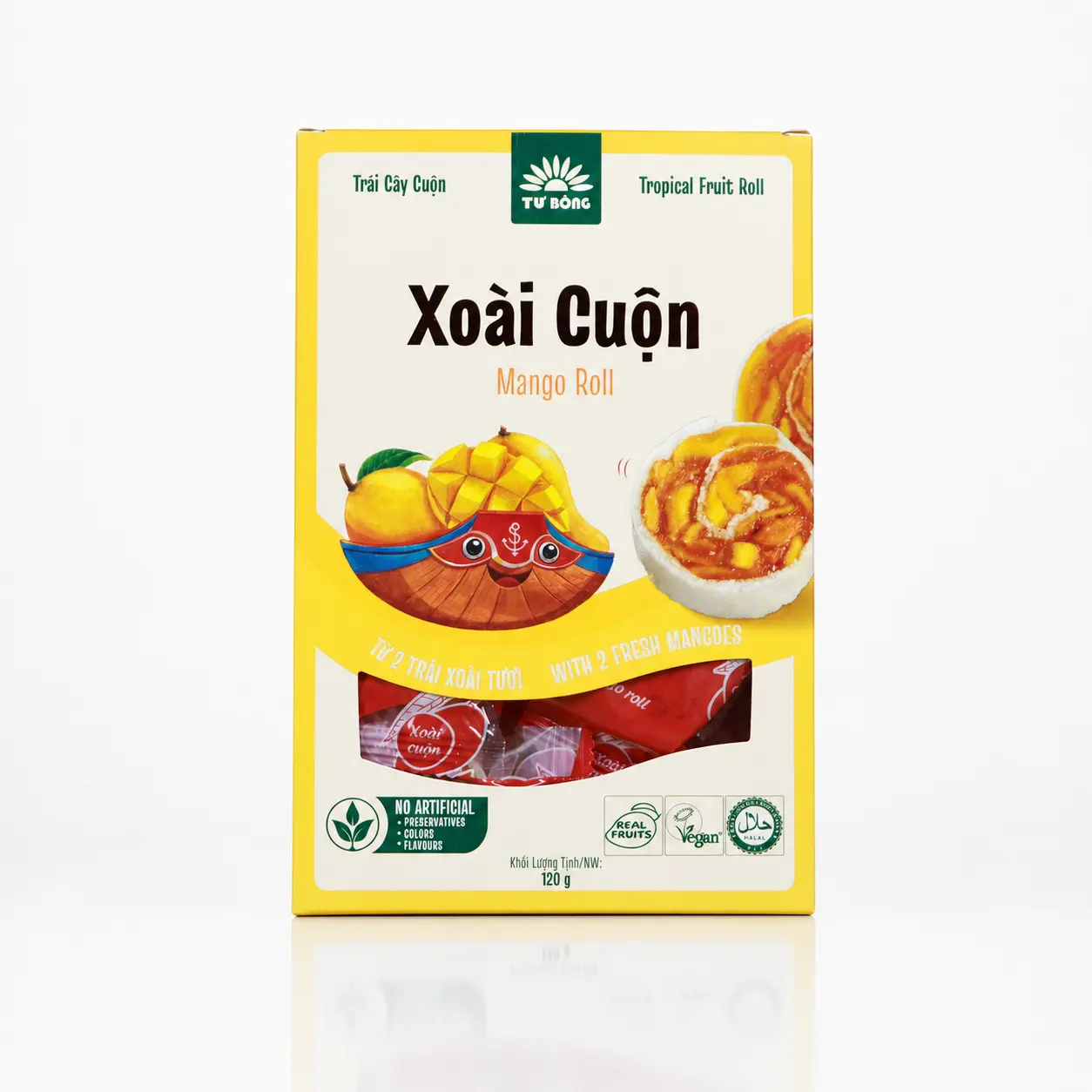 Xoài cuộn tư bông 120GR