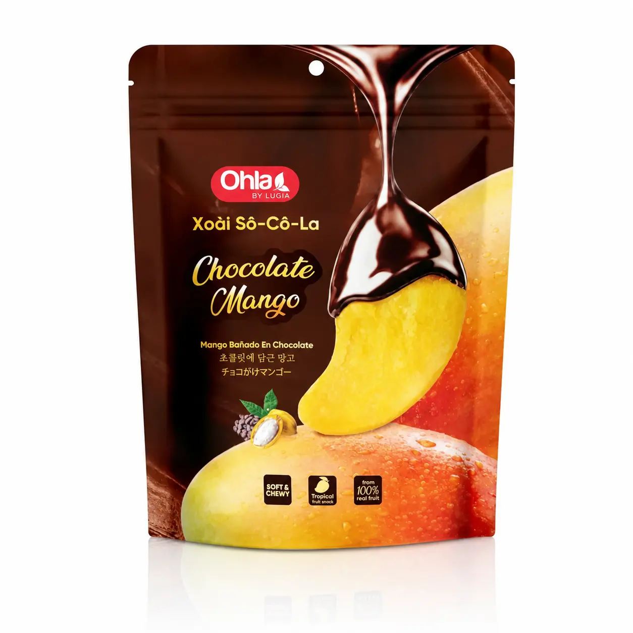Xoài nhúng ohla socola 100g Ohla