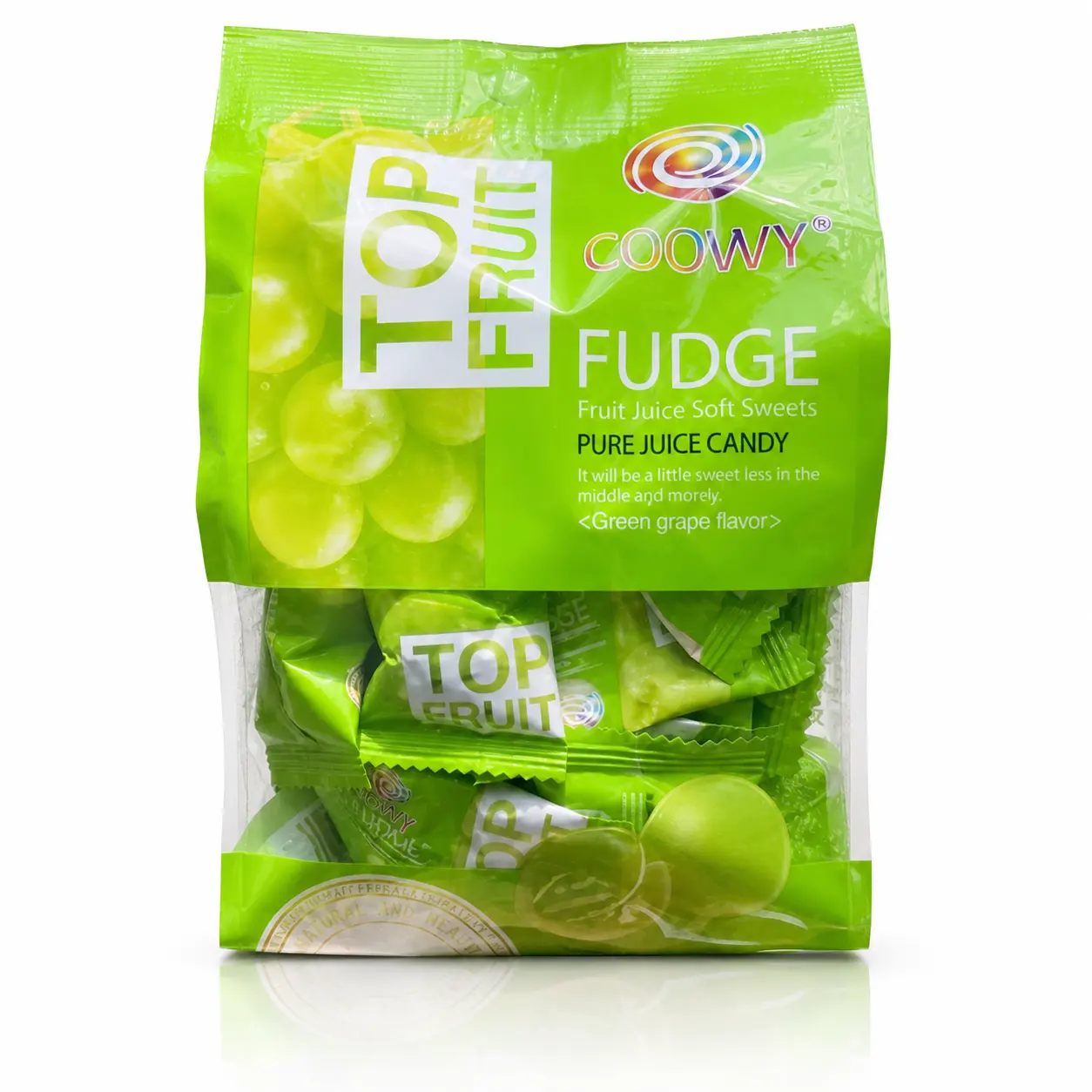 KẸO DẺO TOP FRUIT VỊ NHO XANH GÓI 280g
