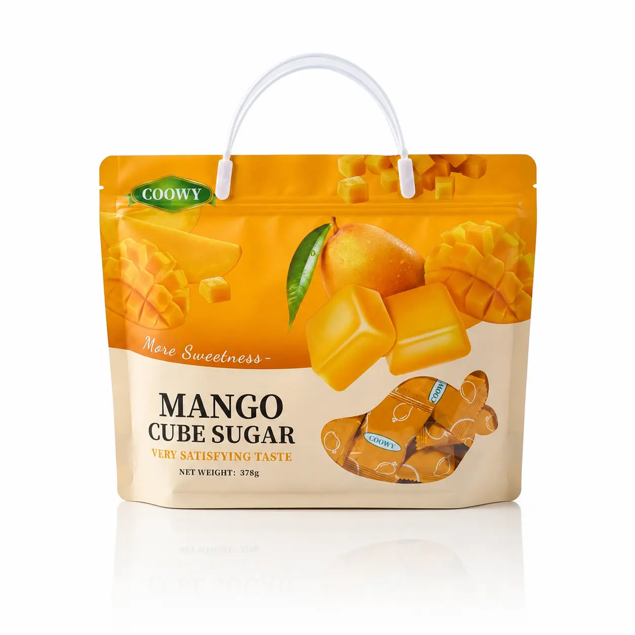 Kẹo quai xách cube xoài 378g
