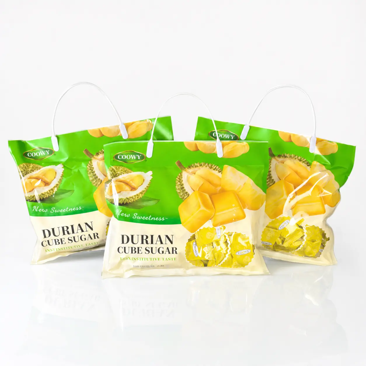 Kẹo quai xách sầu riêng durian cube 378g