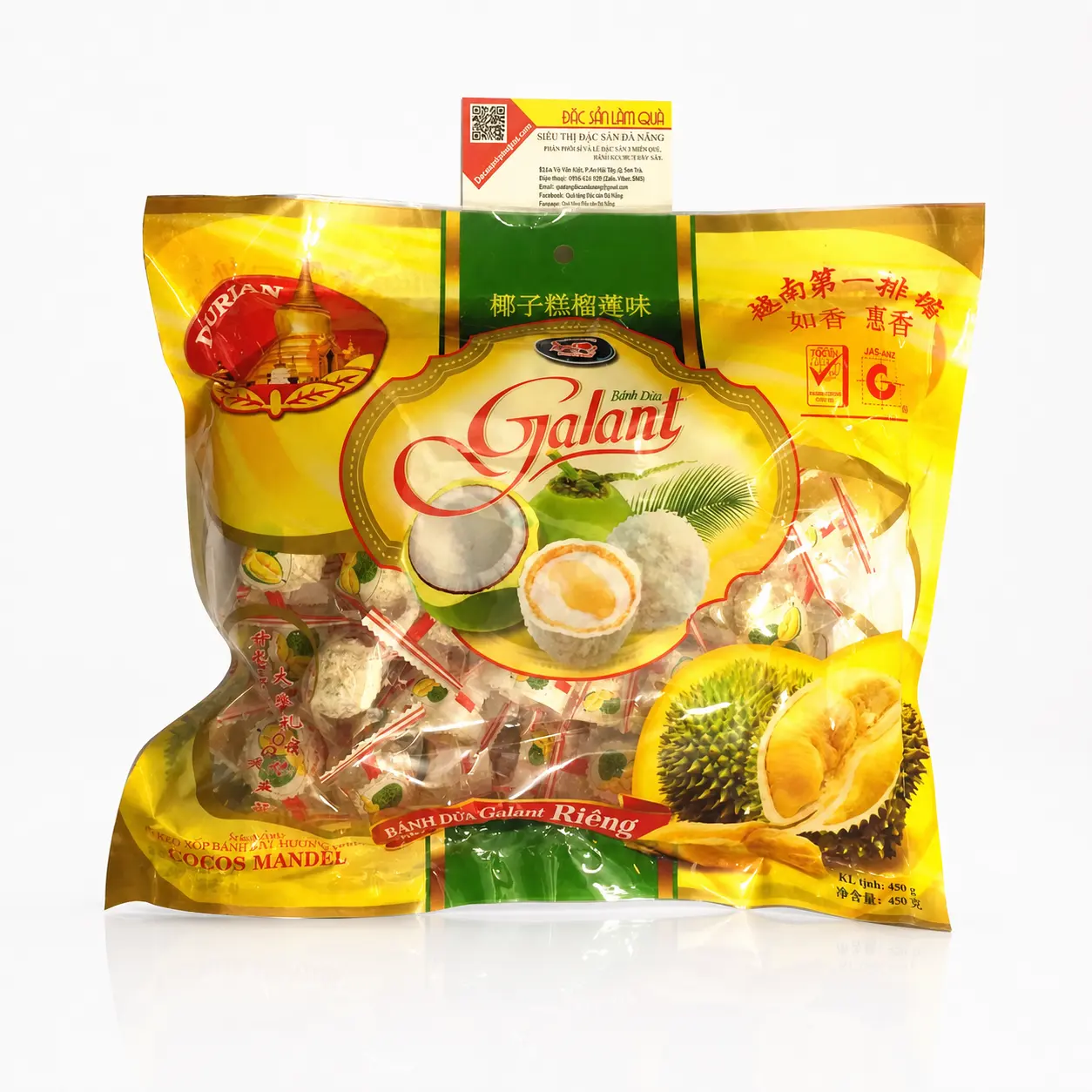Bánh Galant sầu riêng