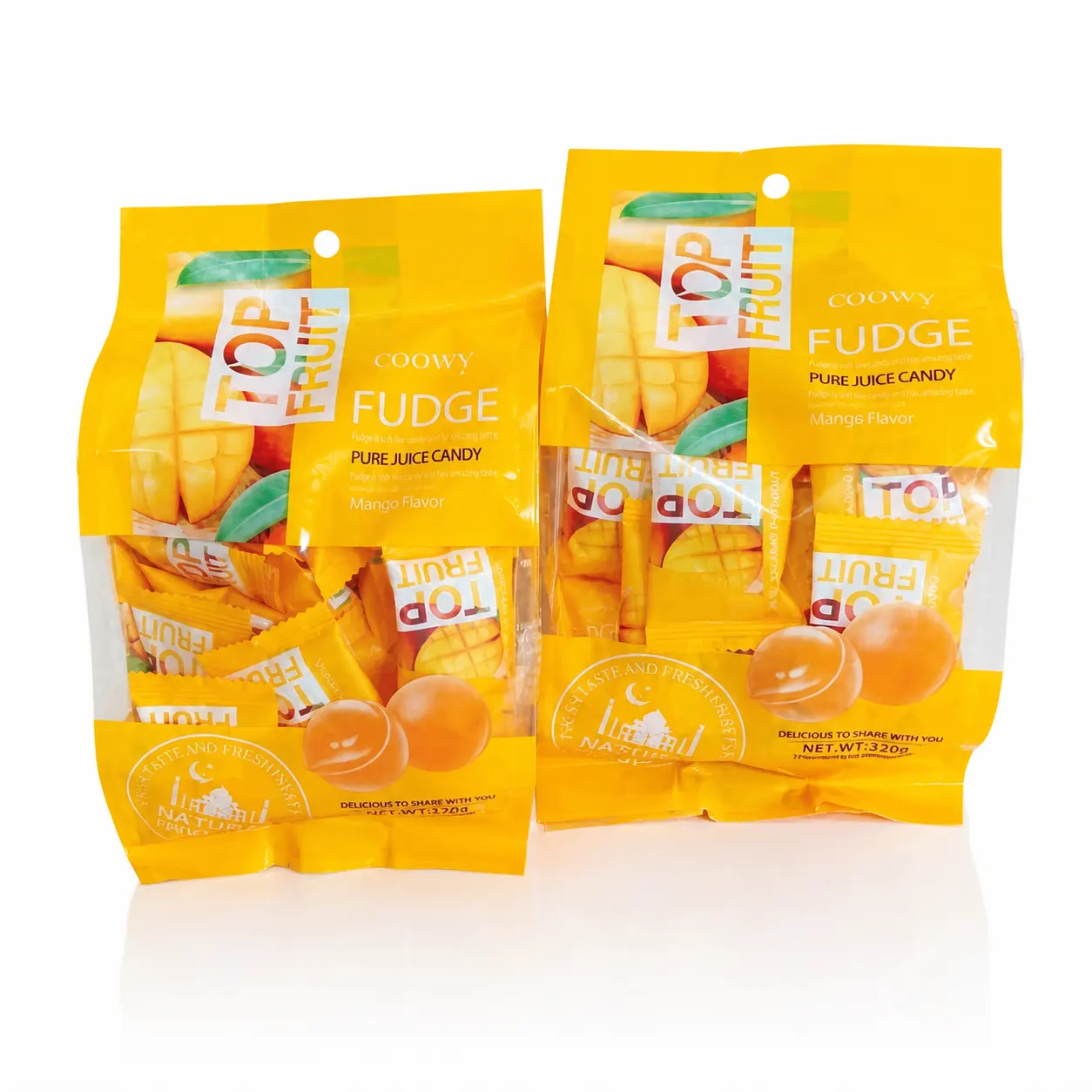 KẸO DẺO TOP FRUIT VỊ XOÀI GÓI 280g