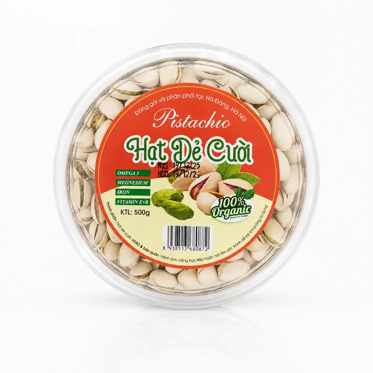 HẠT DẺ CƯỜI PISTACHIO 500G