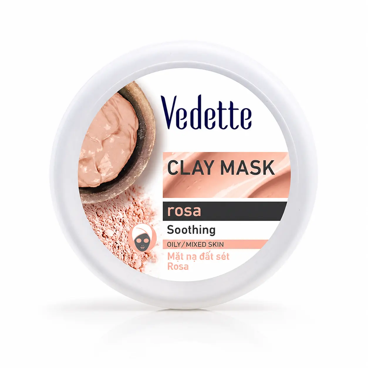 Vedette mặt nạ đất sét rosa 145g (rosa