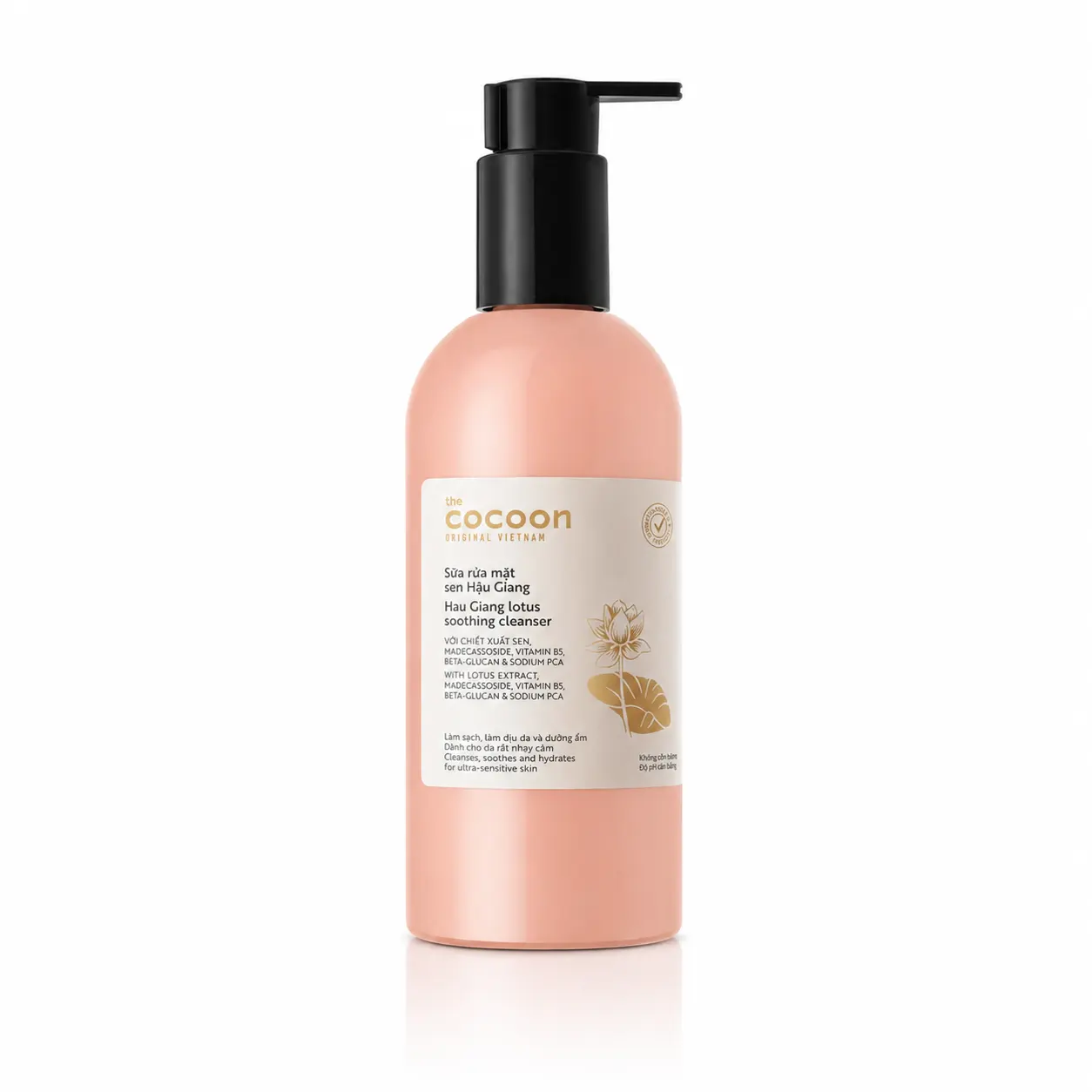 Cocoon sữa rửa mặt sen Hậu Giang 310ml Cocoon