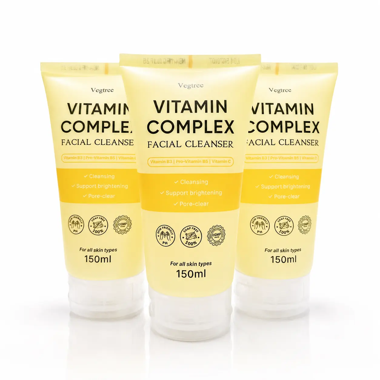 003-gel rửa mặt vegtre vitamin 150ml Vegtree