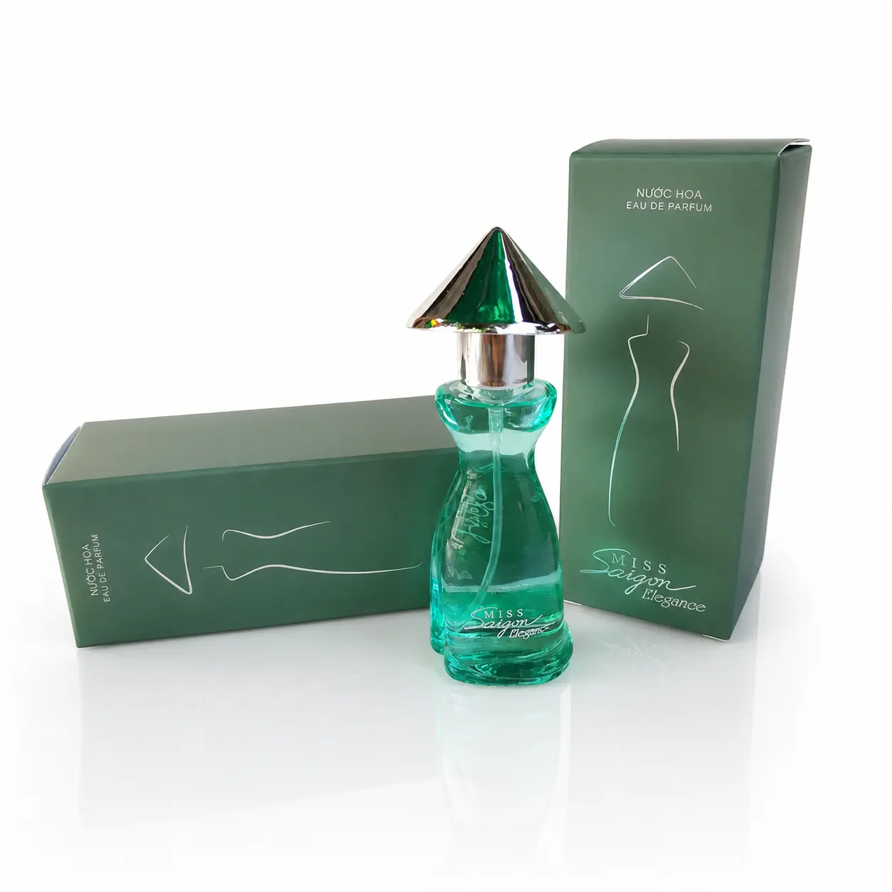 Nước Hoa nữ Miss Saigon Elegance Xanh Lá 15ml