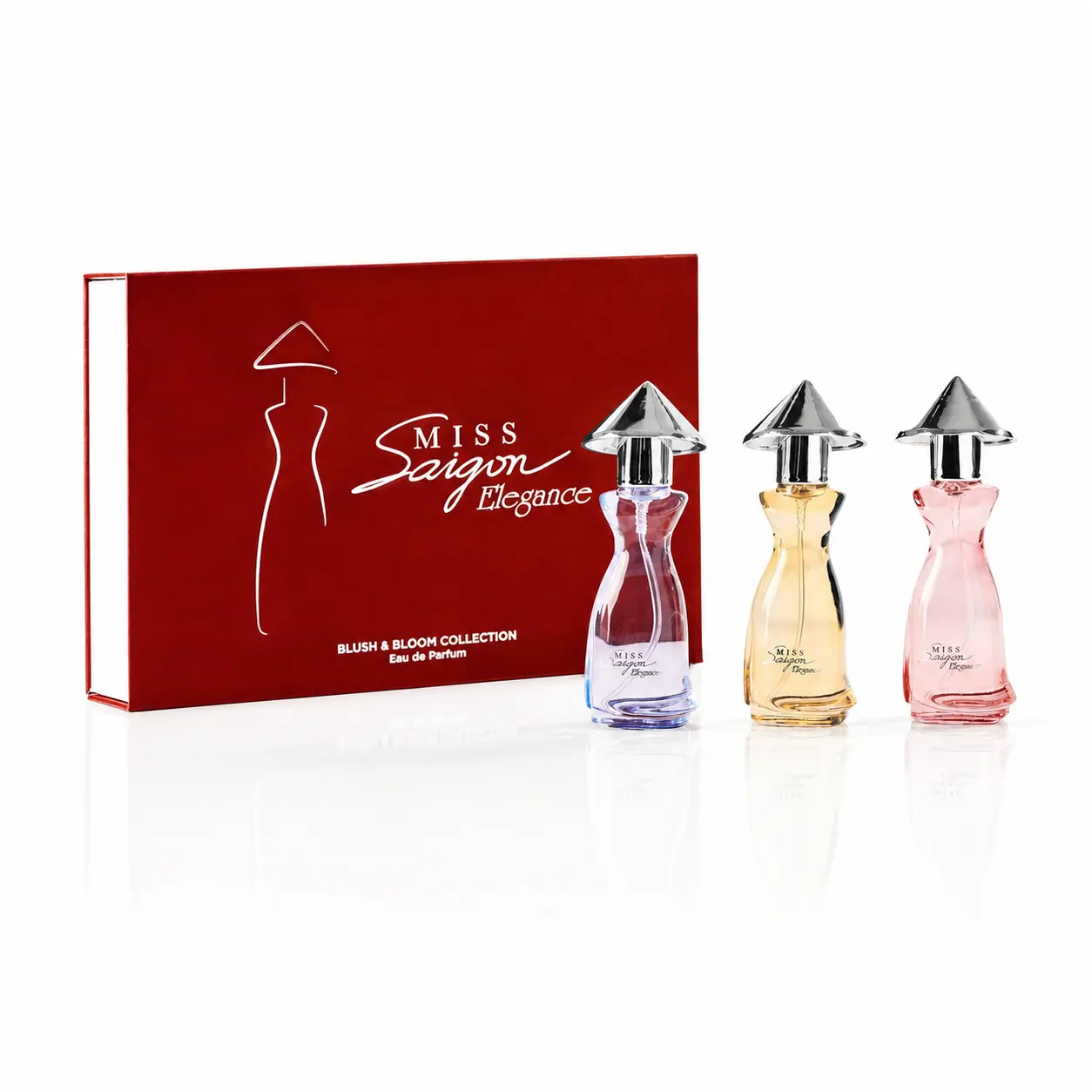 Bộ sưu tập Nước hoa Miss Saigon Elegance - Blush & Bloom (3 chai x 15ml)