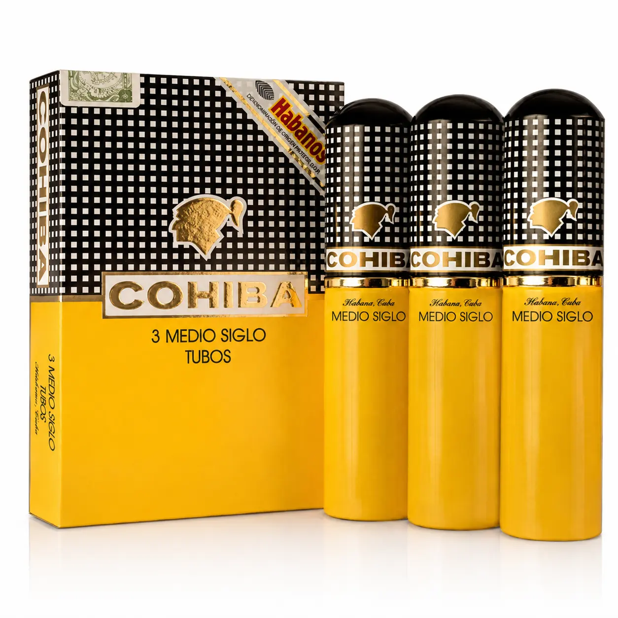 Xì gà cohiba medio siglo tubos