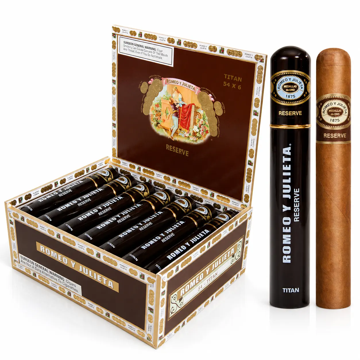Xì gà Romeo Y julieta Titan Tubos 1875